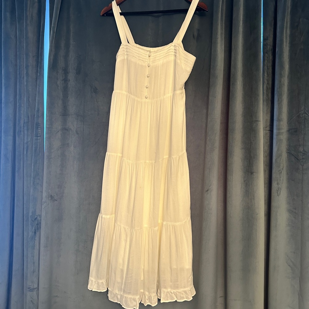 Ivory Sleeveless Maxi Dress